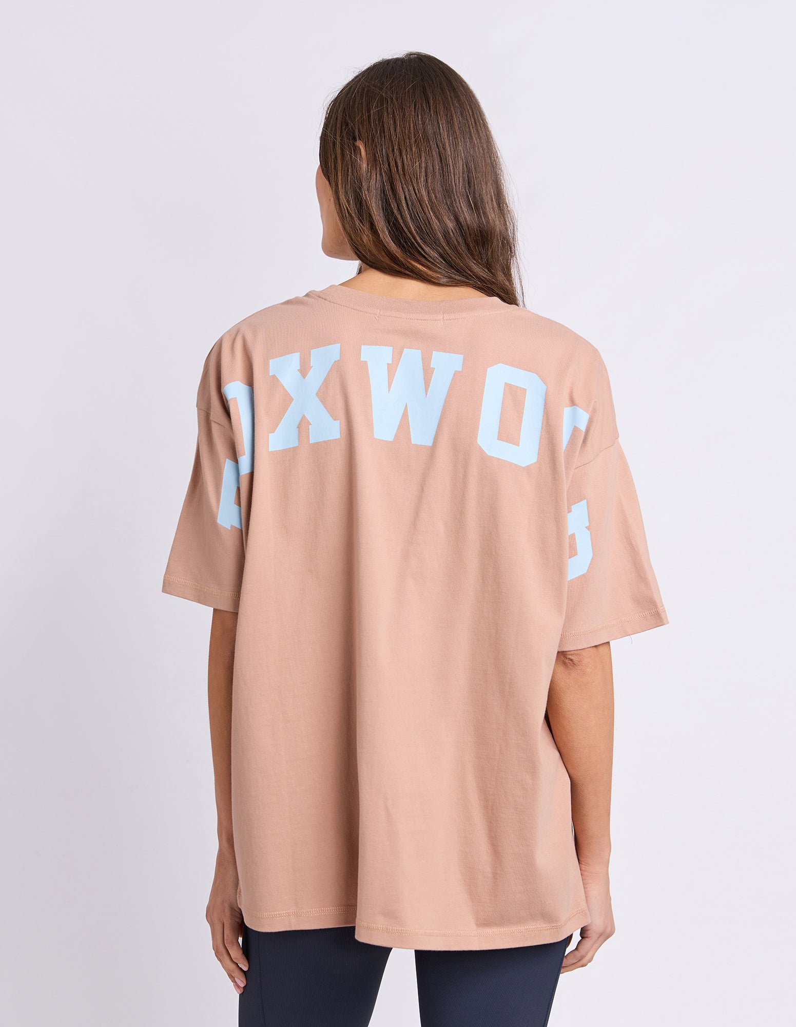Image of Foxwood Metallic Interval Tee - Tan
