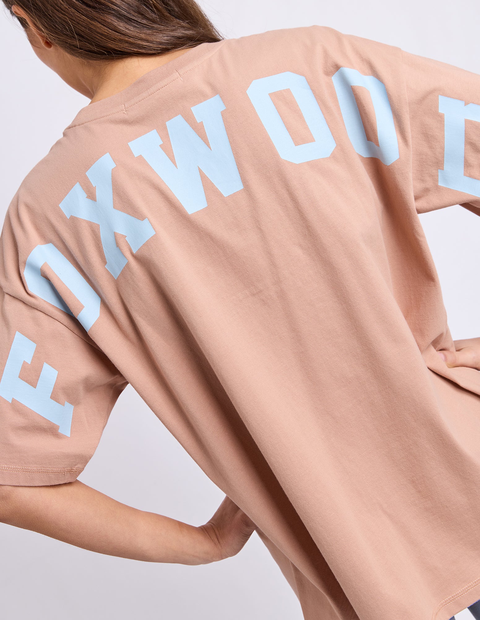 Image of Foxwood Metallic Interval Tee - Tan