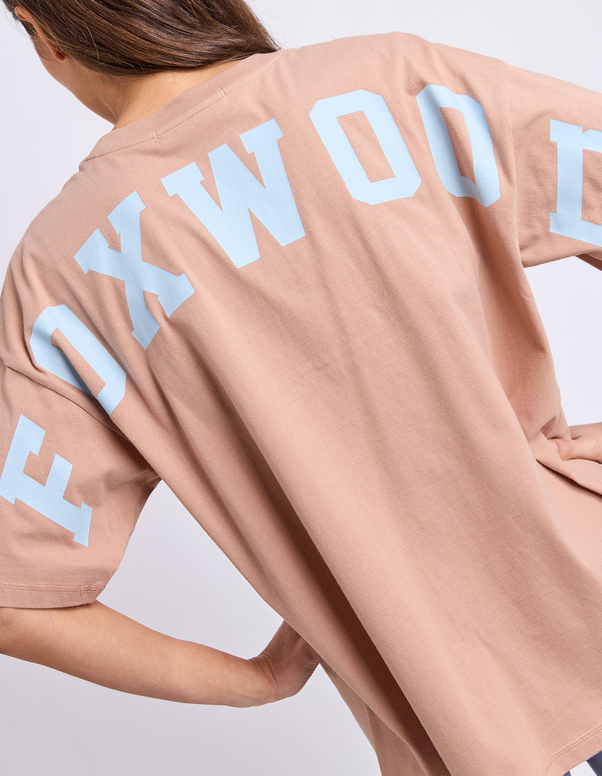 Foxwood Metallic Interval Tee - Tan