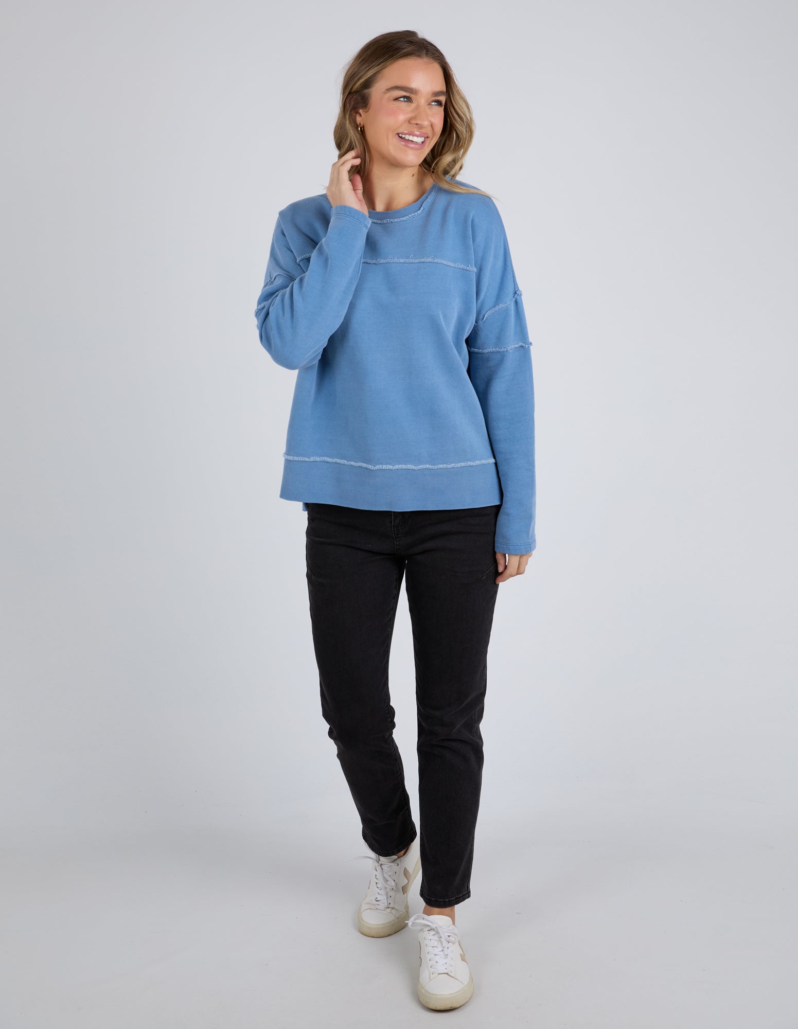 Collection of Foxwood Jayne Throw On Fleece - Cornet Blue in a gallery layout