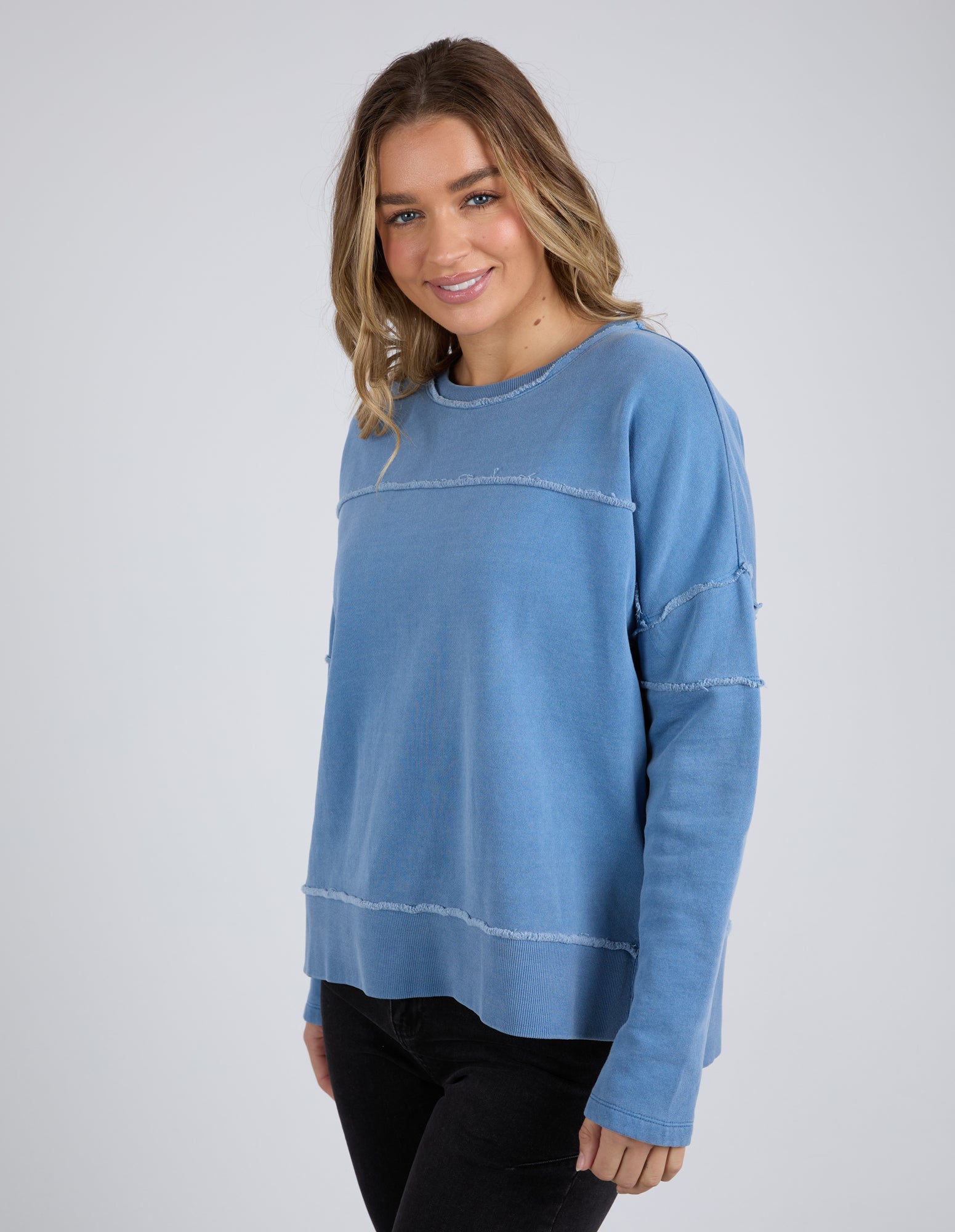 Collection of Foxwood Jayne Throw On Fleece - Cornet Blue in a gallery layout