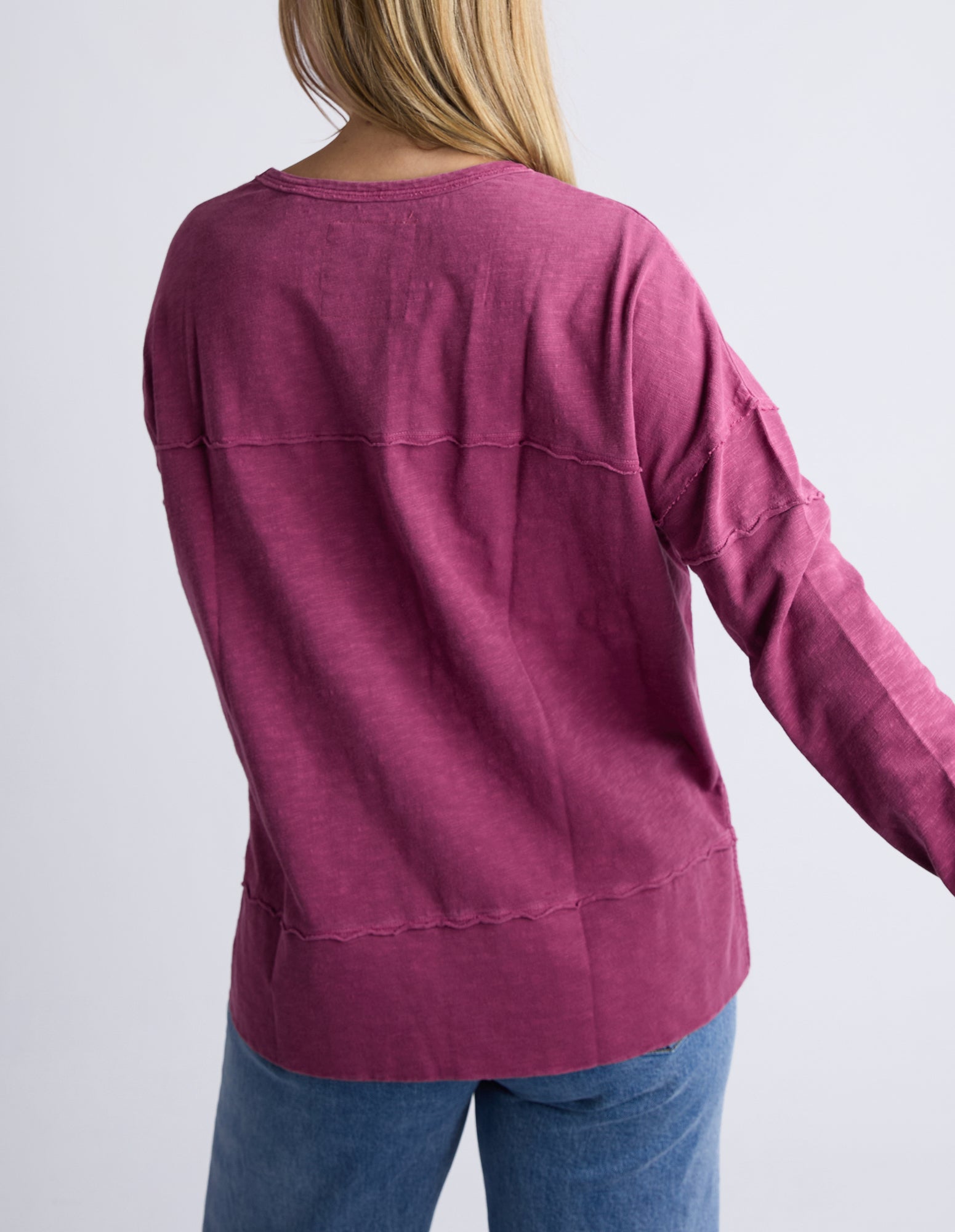 Foxwood Jayne Throw On Top- Port