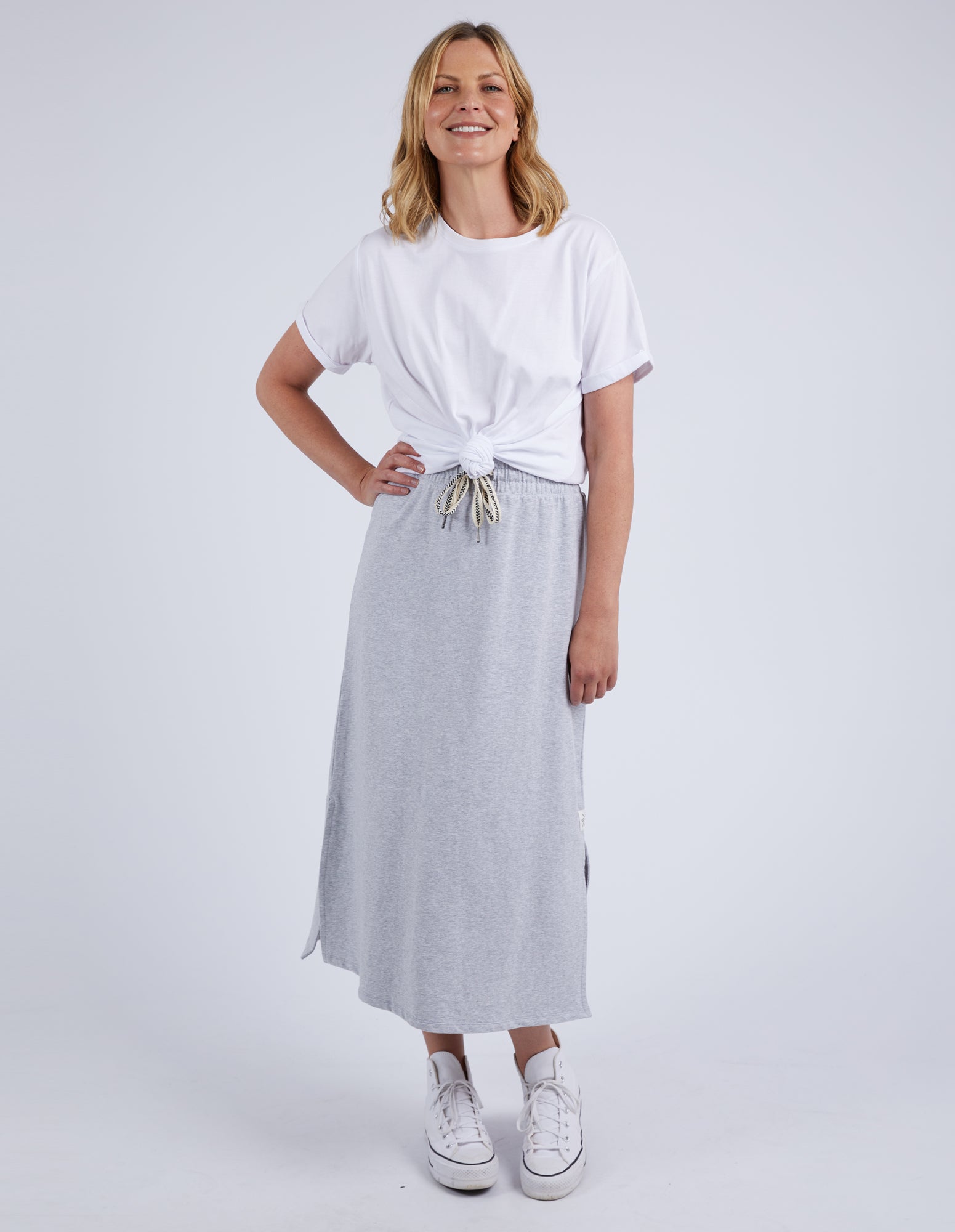 Elm Knot S/S Tee - White