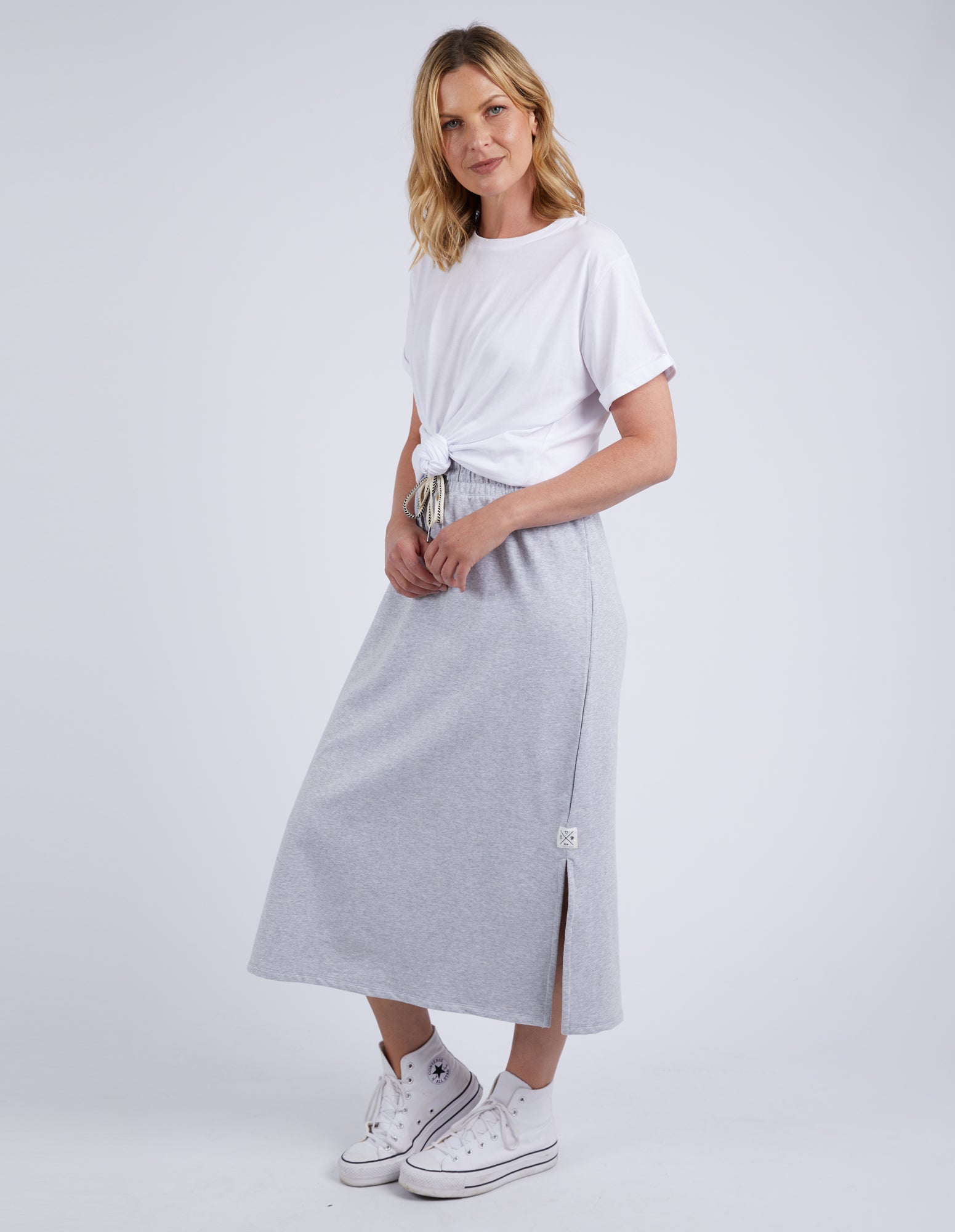 Elm Knot S/S Tee - White