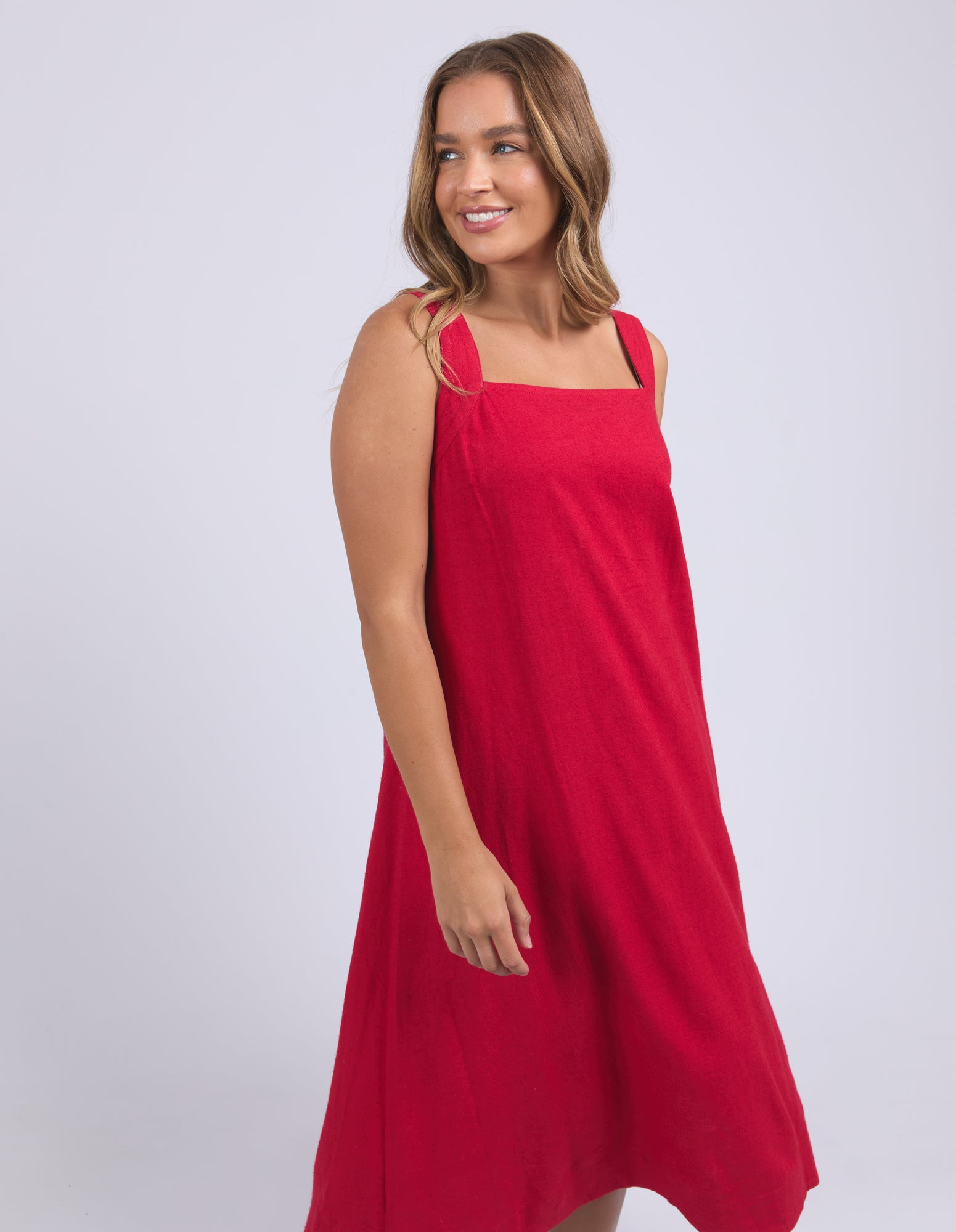 Foxwood Lourdes Dress - Crimson