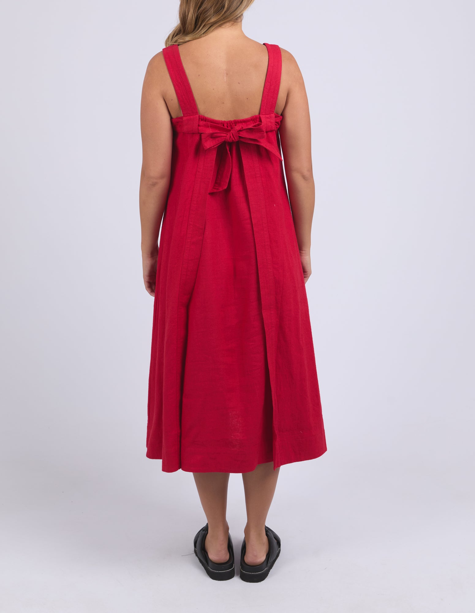 Collection of Foxwood Lourdes Dress - Crimson in a gallery layout