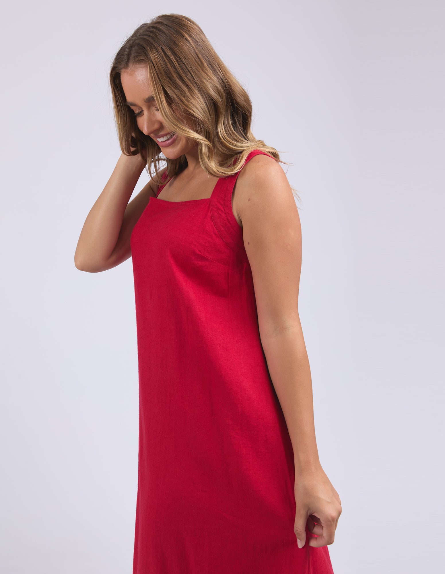 Foxwood Lourdes Dress - Crimson