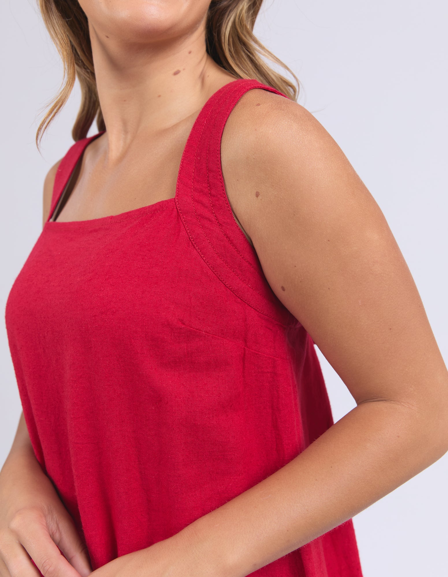 Foxwood Lourdes Dress - Crimson