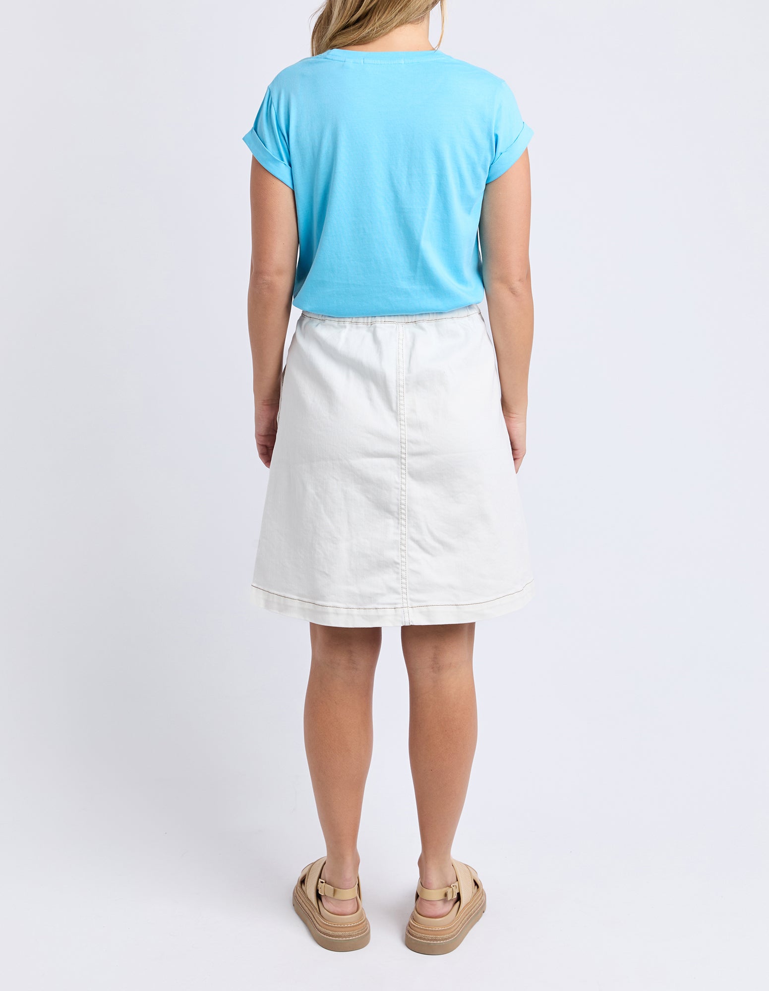 Foxwood Manly Tee - Aqua