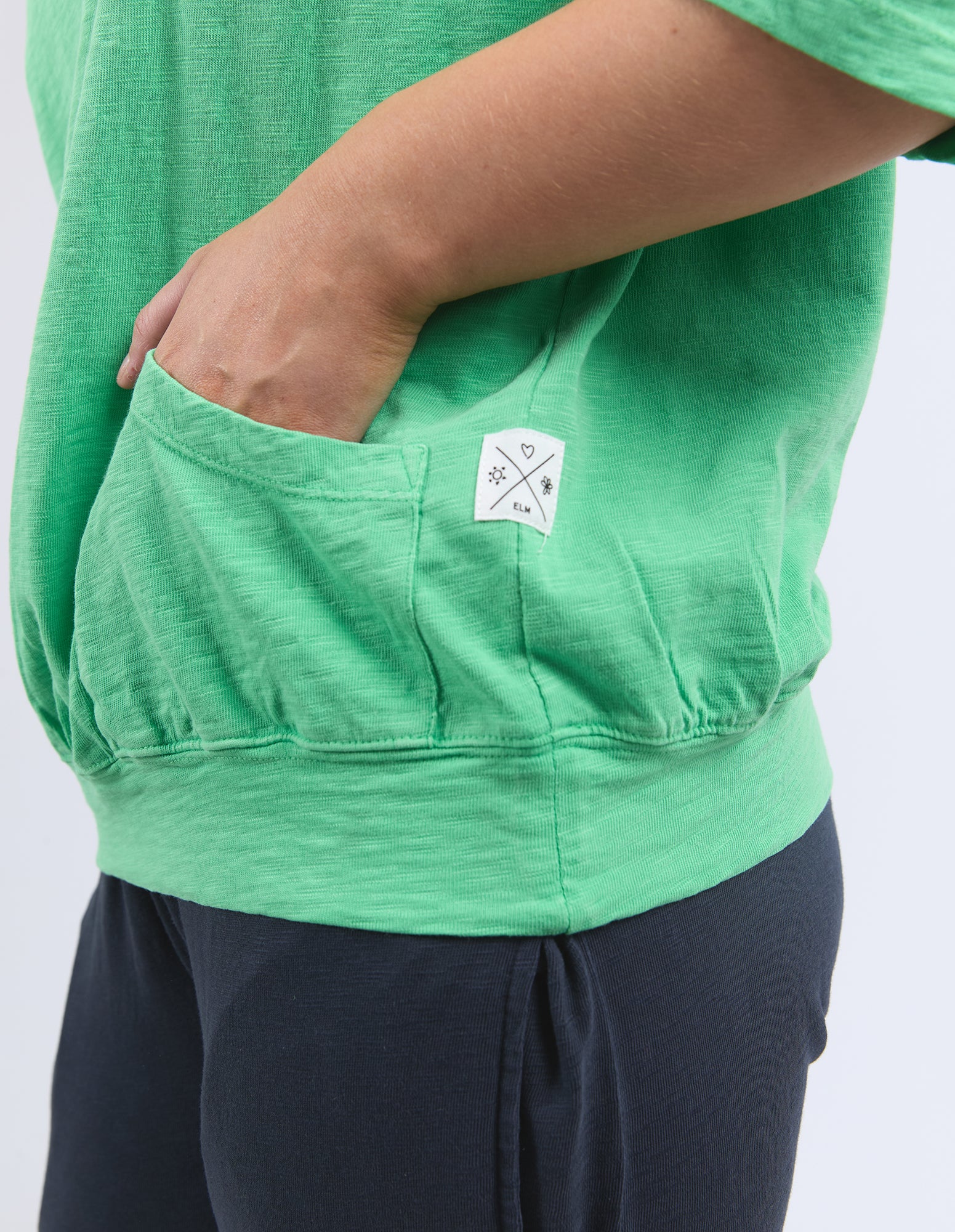 Image of Elm Fundamental Mazie Sweat - Spring Green