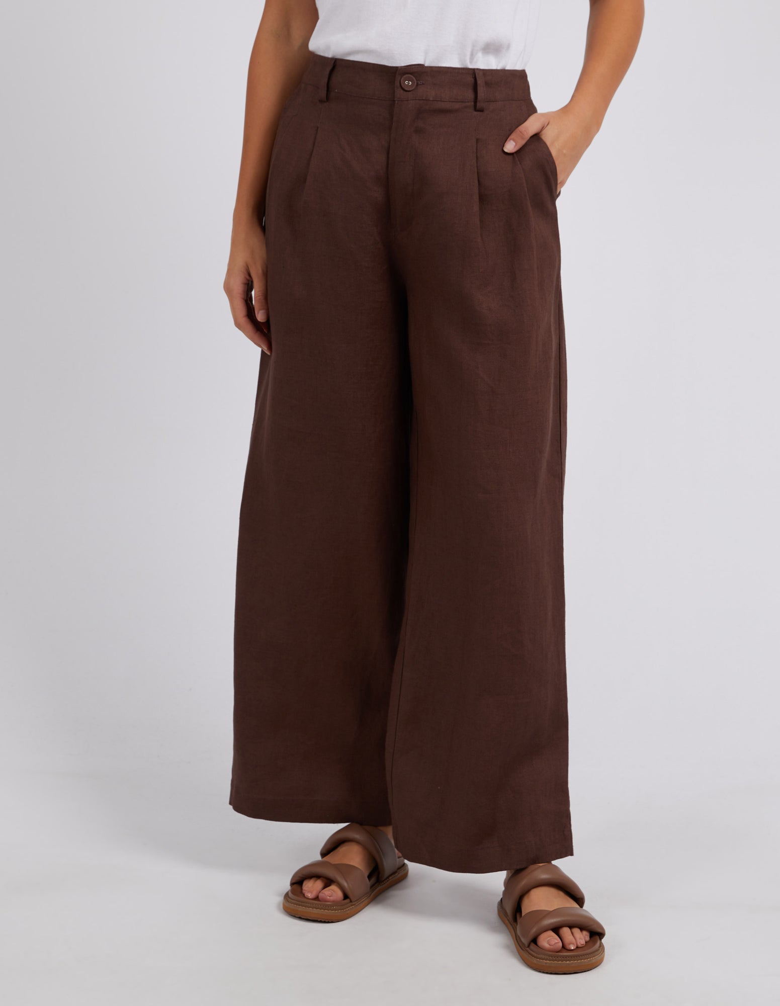 Collection of Foxwood Pierra Pant - Chocolate in a gallery layout