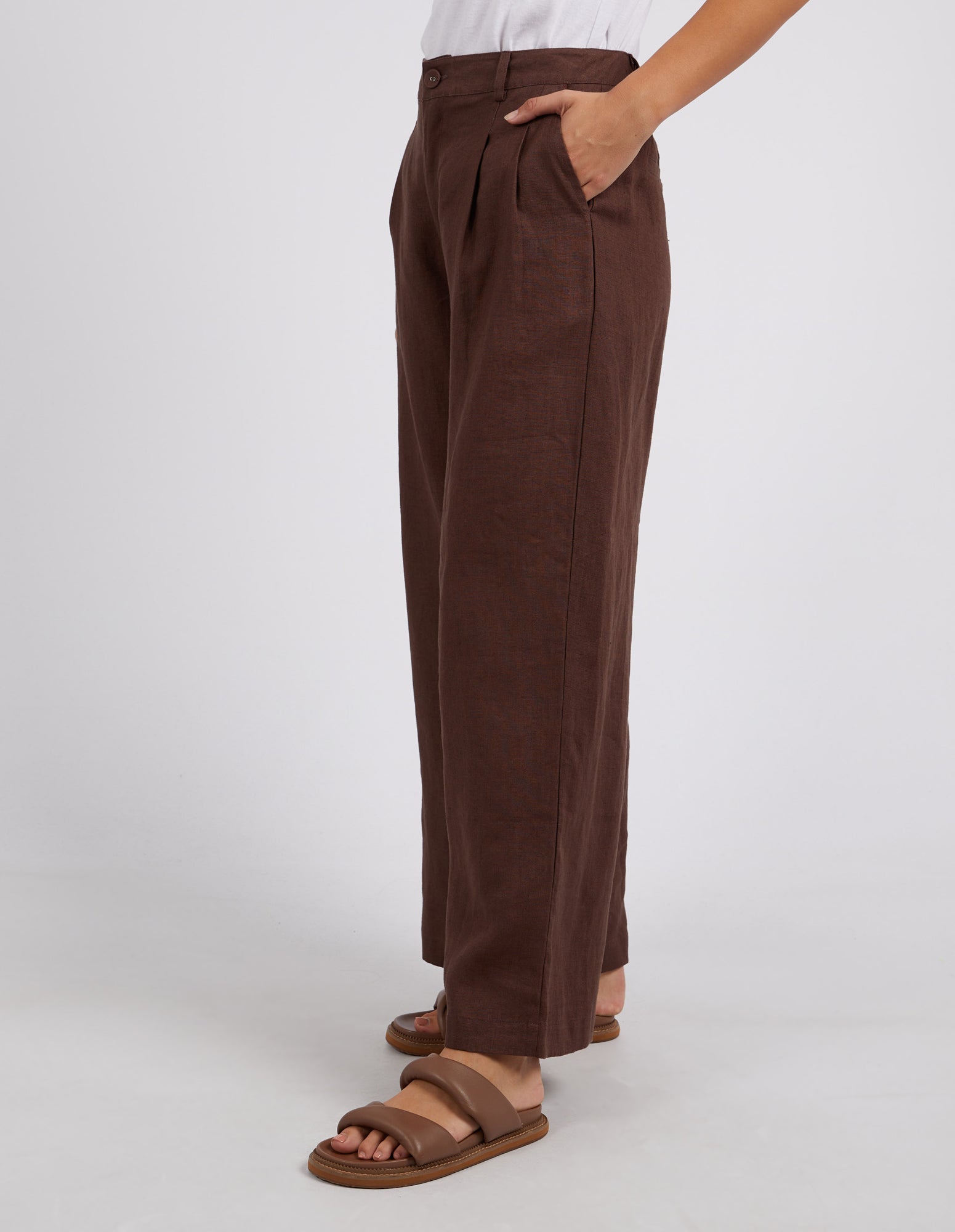 Collection of Foxwood Pierra Pant - Chocolate in a gallery layout