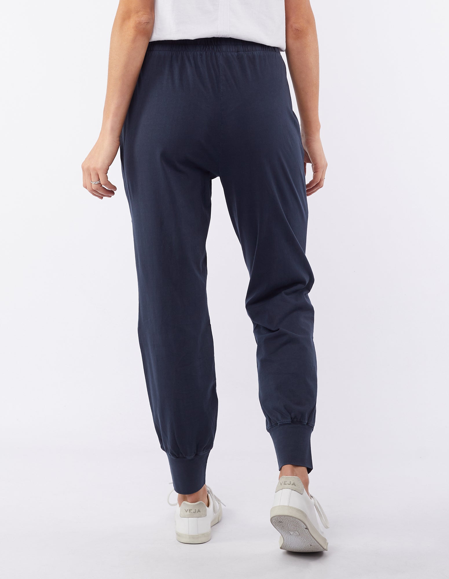 Collection of Elm Rib Trim Pant - Dark Saphire in a gallery layout