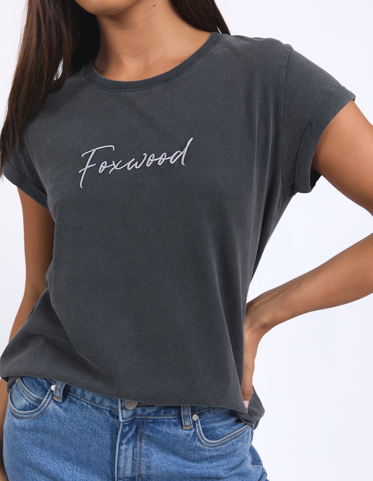 Collection of Foxwood Signature Tee - Black in a gallery layout