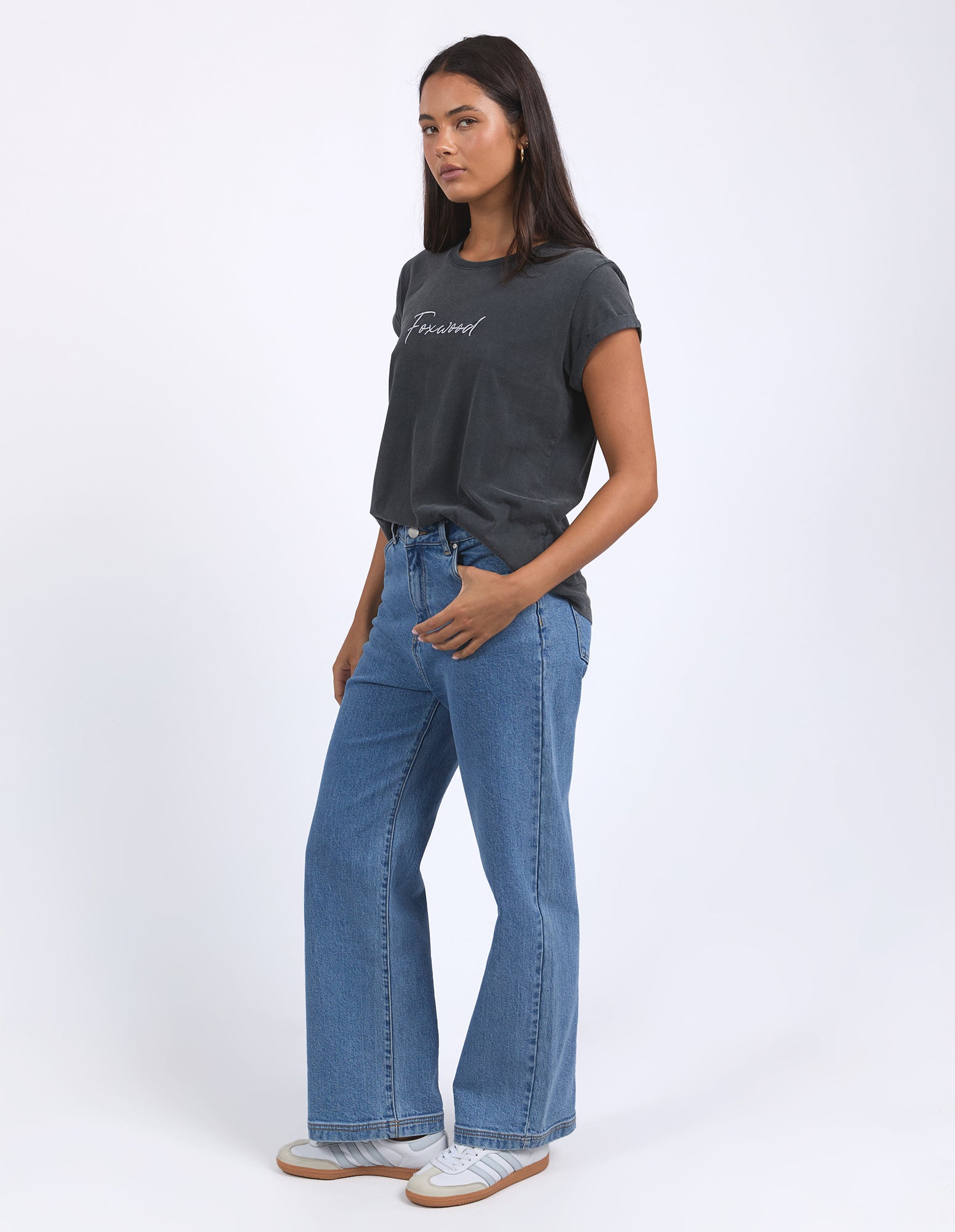 Collection of Foxwood Signature Tee - Black in a gallery layout