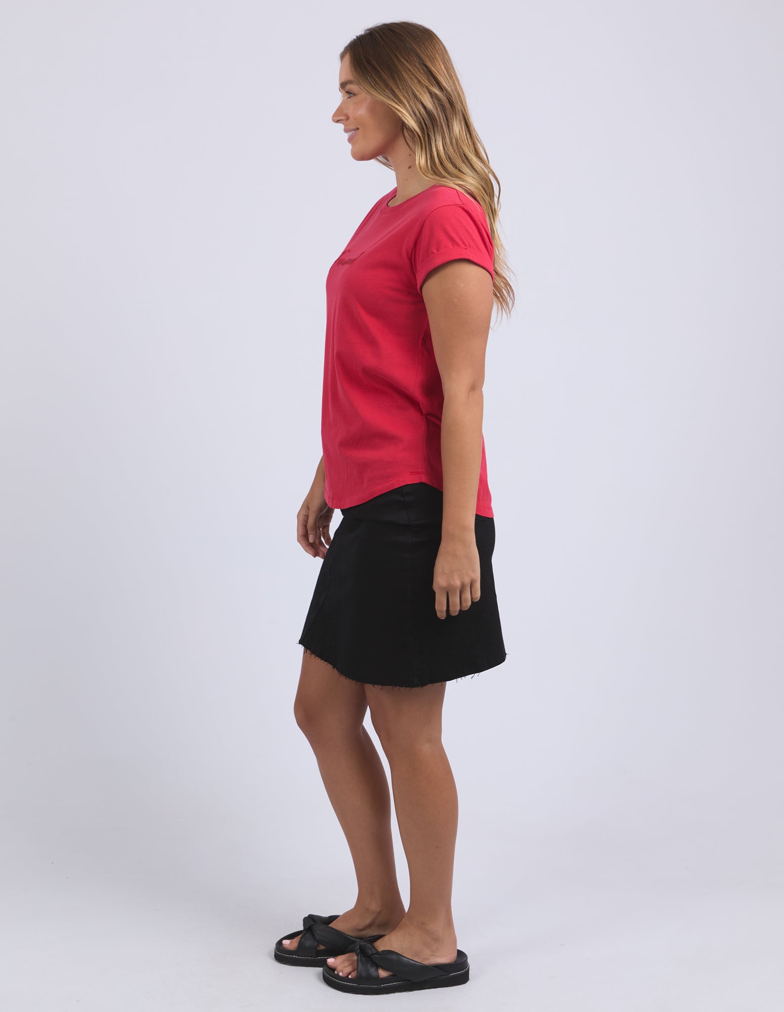 Collection of Foxwood Signature Tee - Crimson in a gallery layout