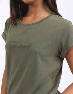 Collection of Foxwood Signature Tee - Khaki in a gallery layout