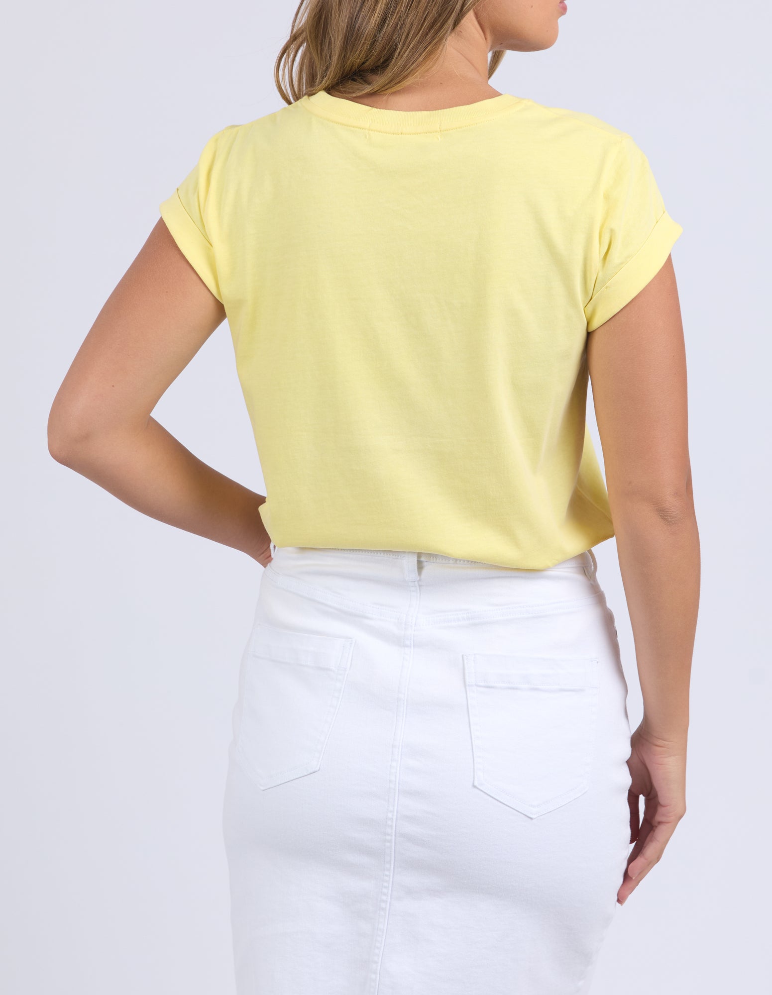 Collection of Foxwood Signature Tee - Lemon in a gallery layout