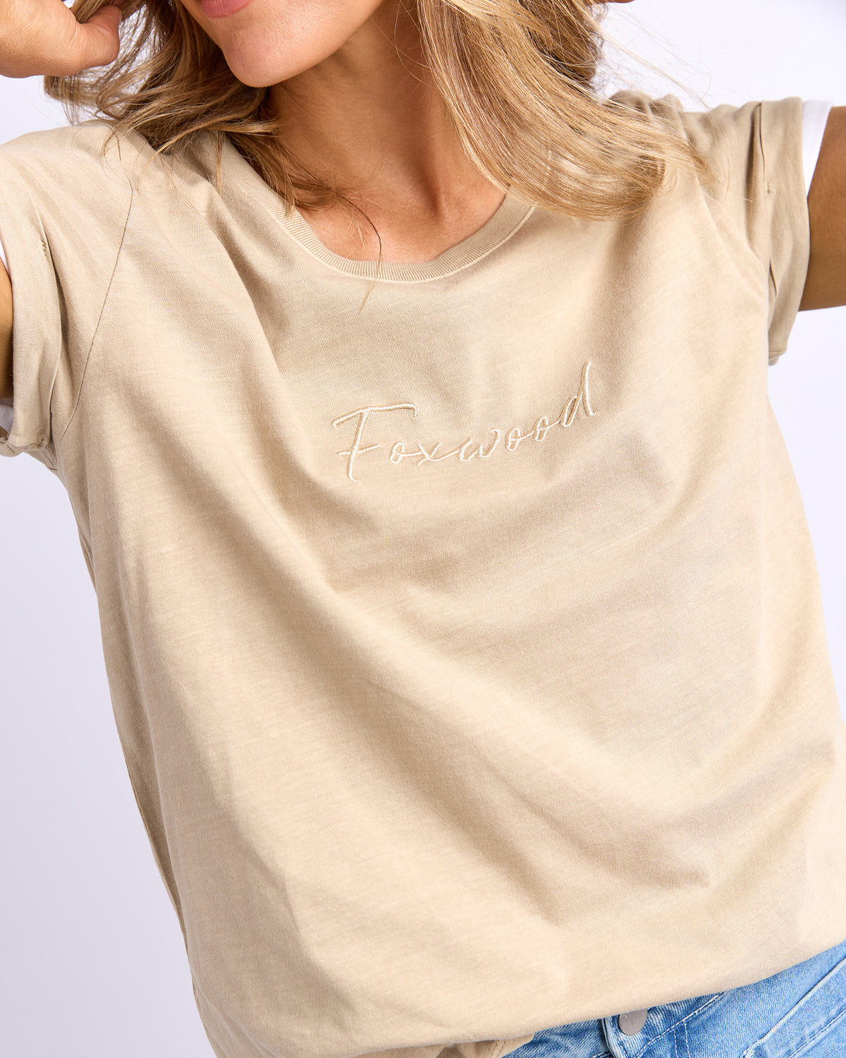 Foxwood Signature Tee - Oxford Oak