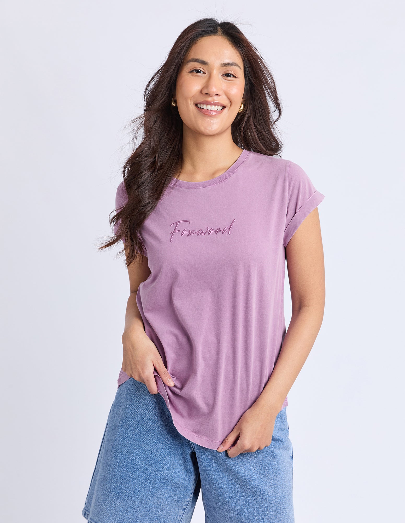 Image of Foxwood Signature Tee - Light Plum