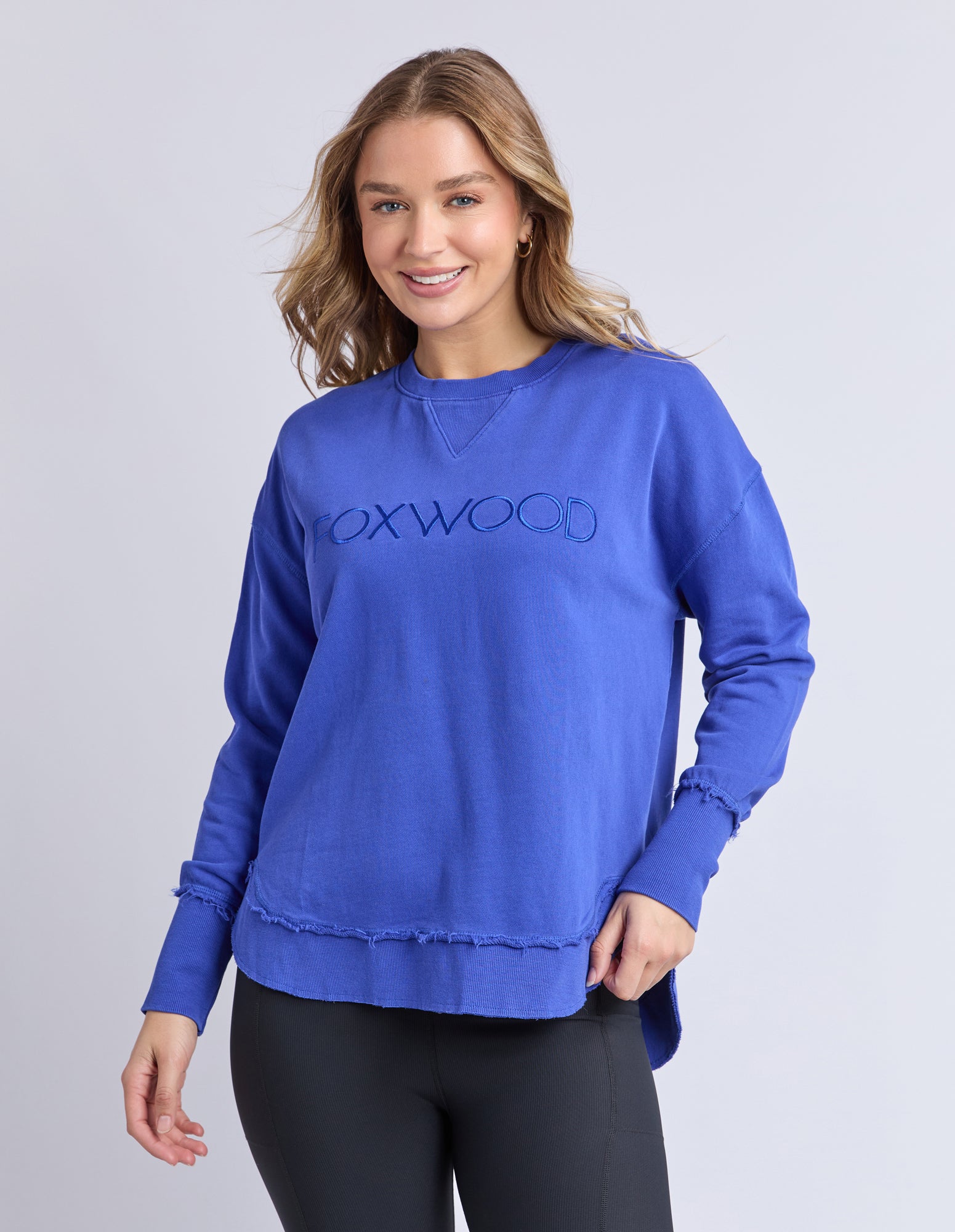 Image of Foxwood Simplified Crew - Dazzling Blue