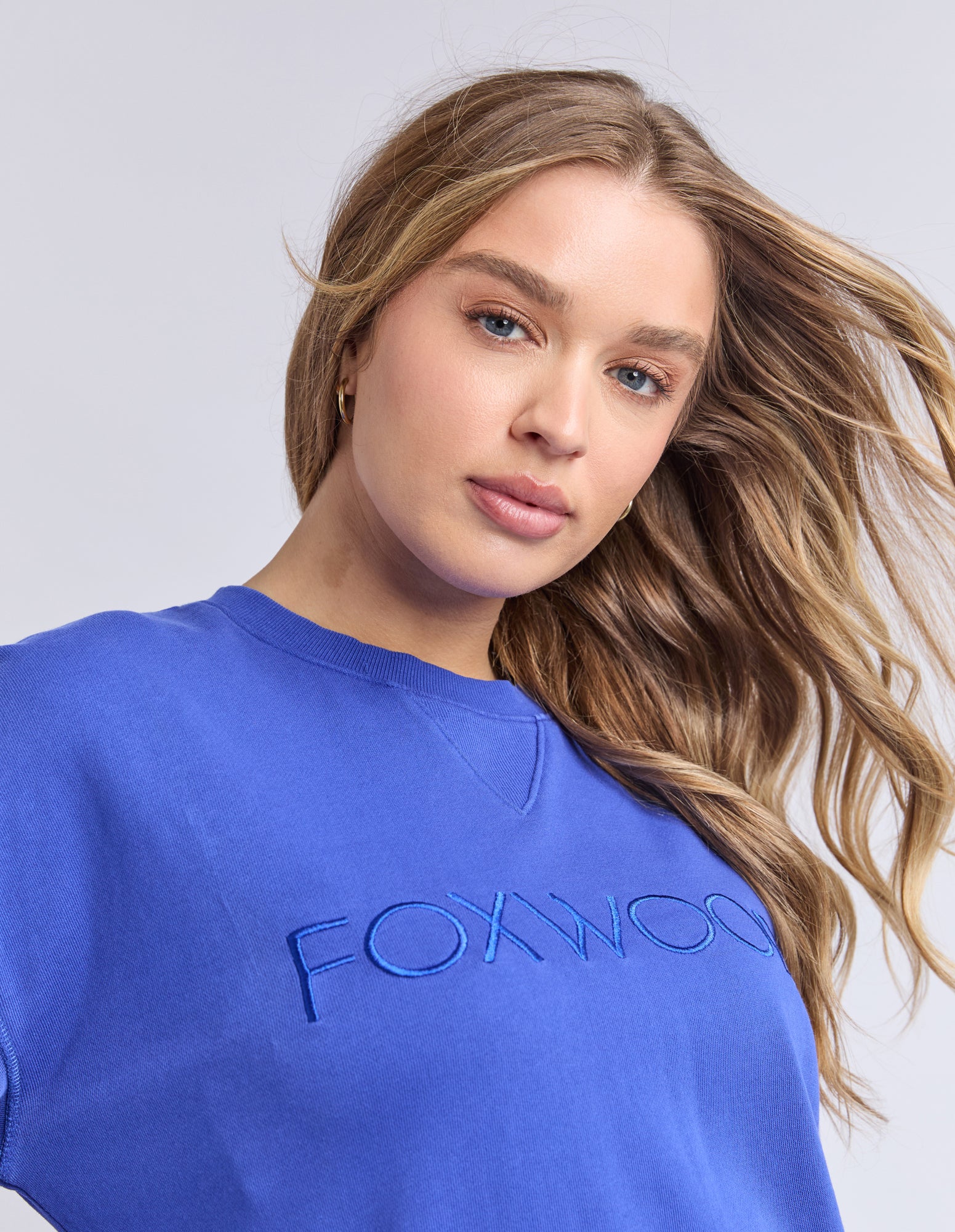 Image of Foxwood Simplified Crew - Dazzling Blue