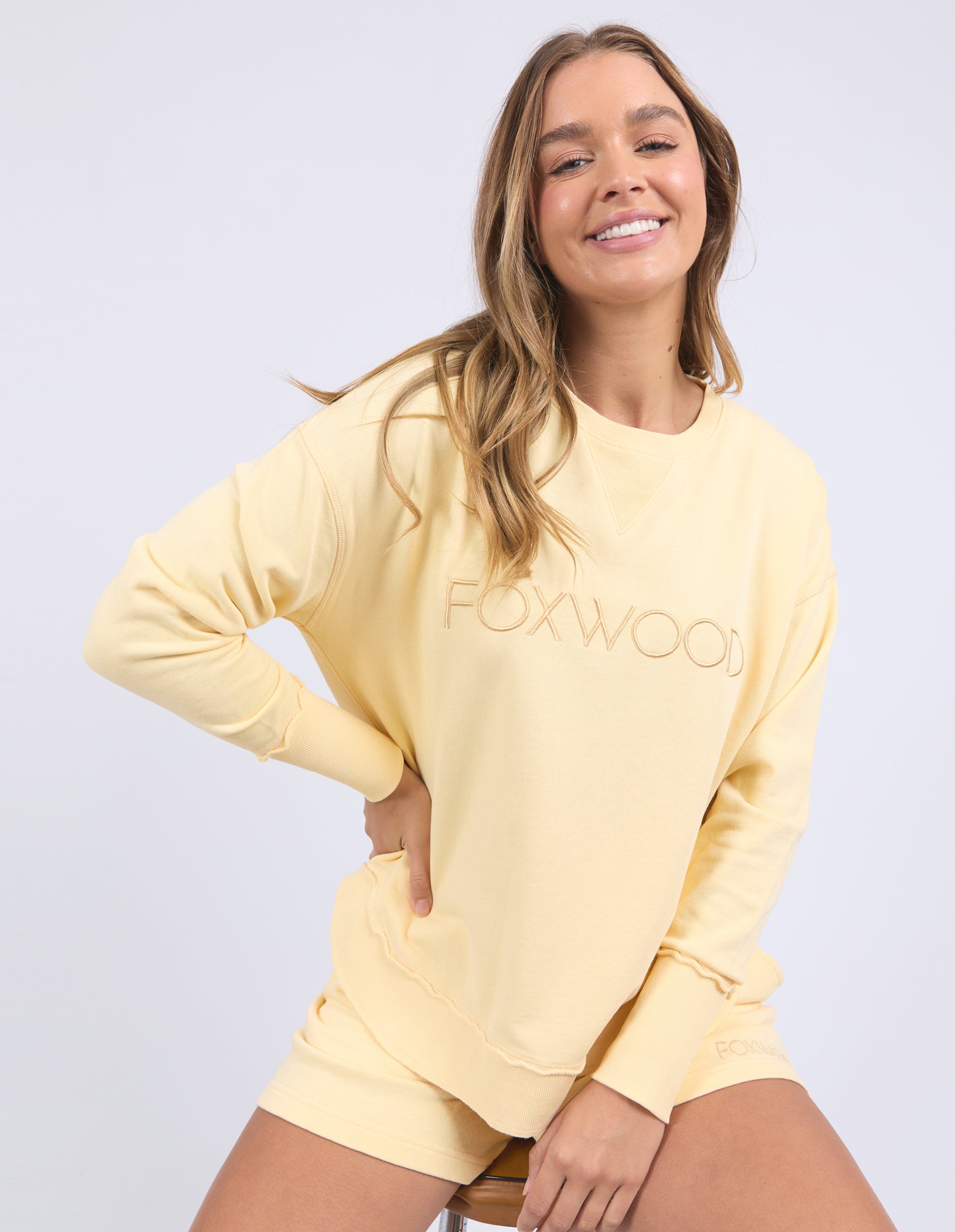 Foxwood Simplified Crew - Lemon