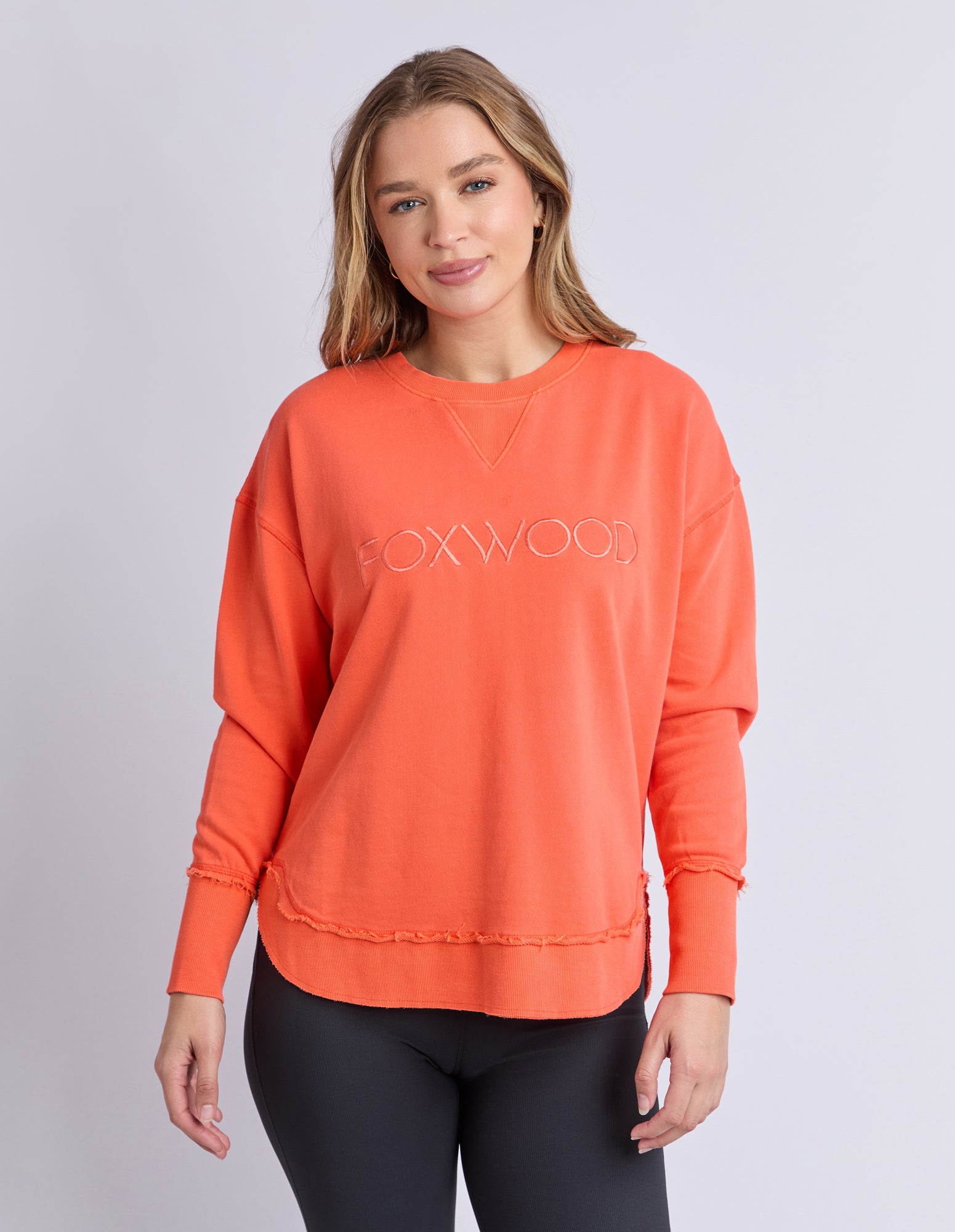 Image of Foxwood Simplified Crew - Orange Red