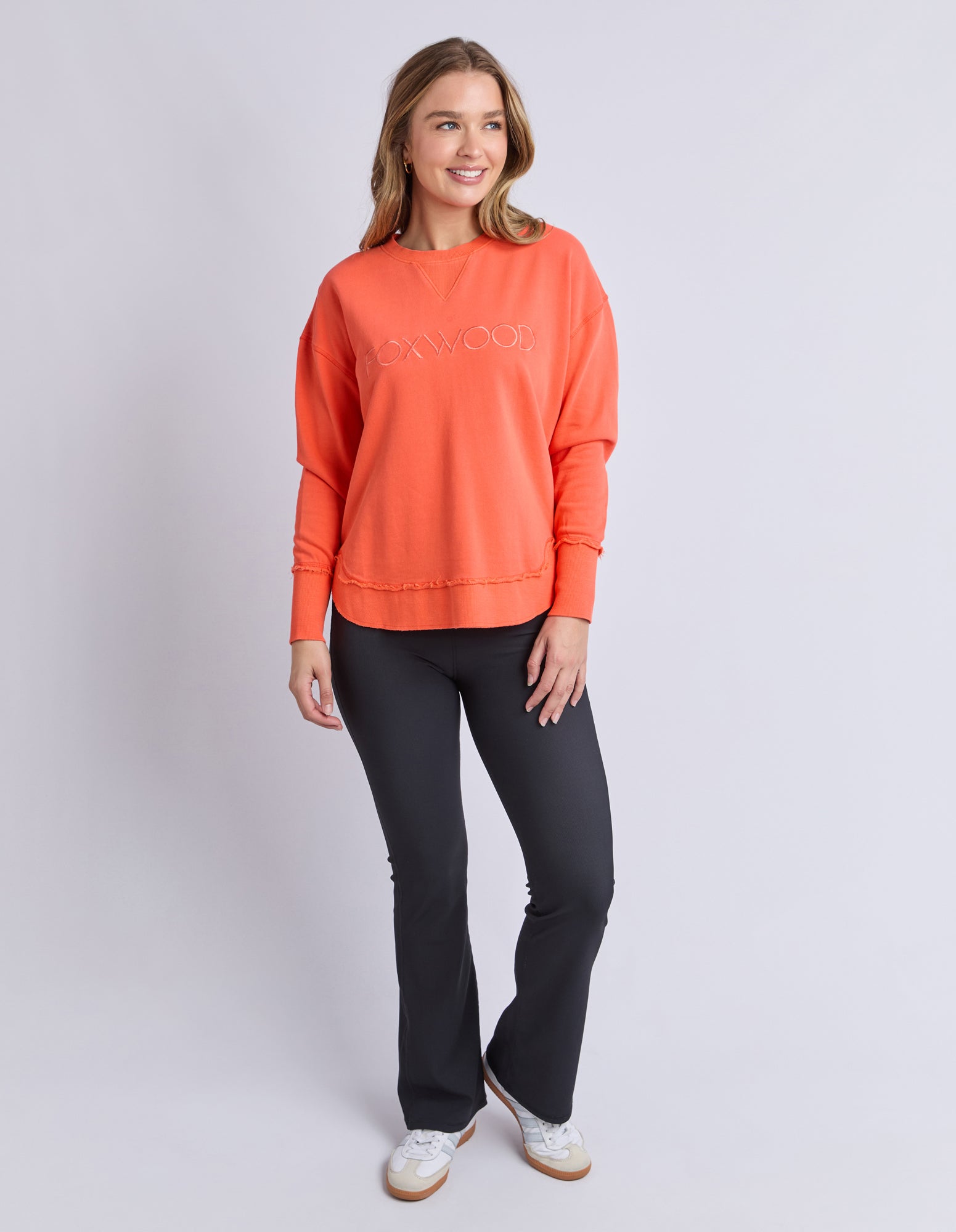 Image of Foxwood Simplified Crew - Orange Red