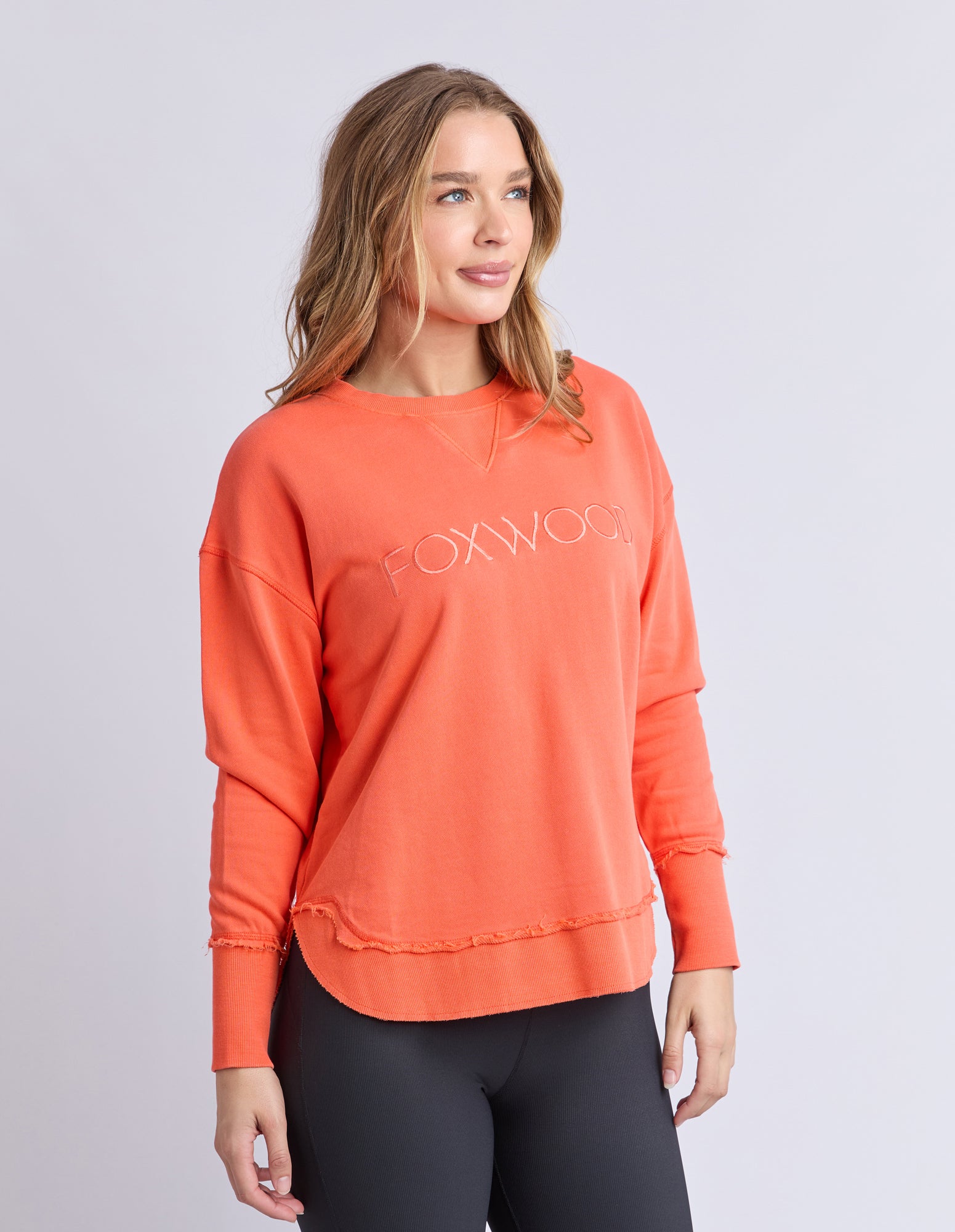 Image of Foxwood Simplified Crew - Orange Red
