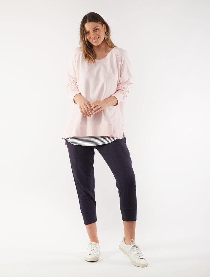 Image of Elm Fundamental Sydney Crew - Peony Pink