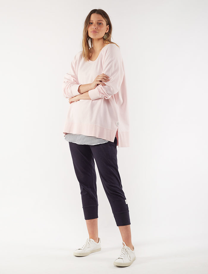 Image of Elm Fundamental Sydney Crew - Peony Pink