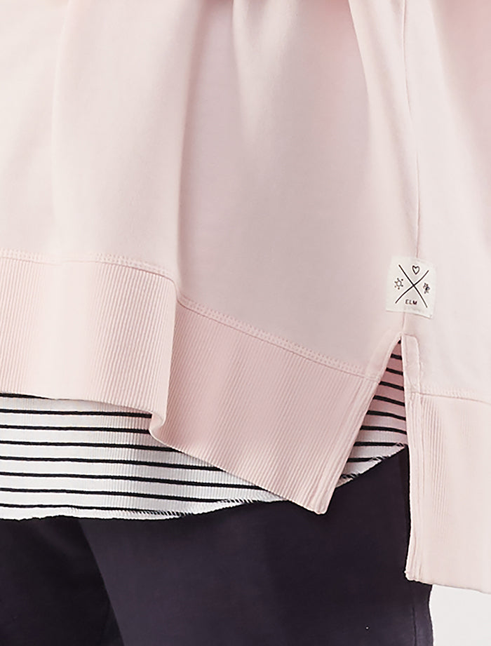 Image of Elm Fundamental Sydney Crew - Peony Pink