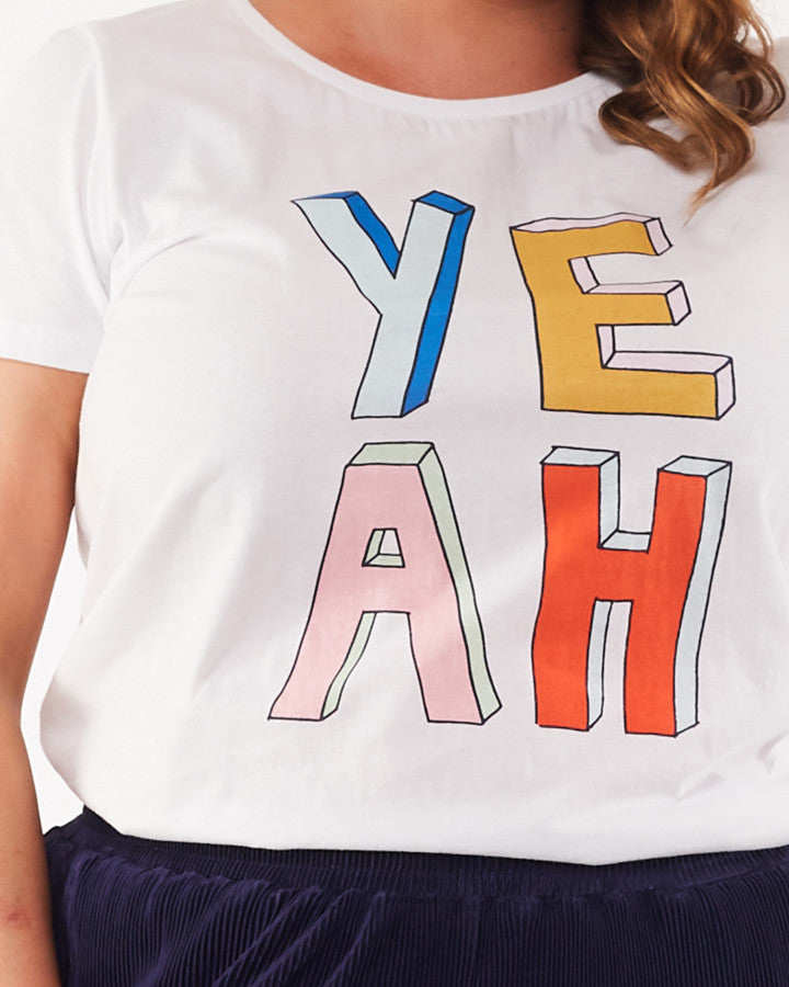 Elm Yeah Tee - White